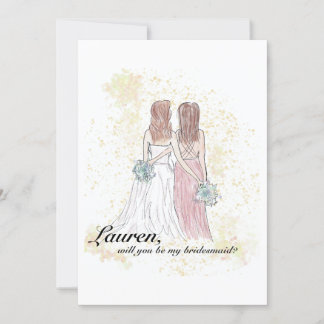 Best Friend Bridesmaid Cards