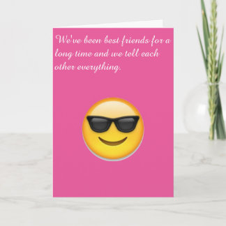 Best friend card