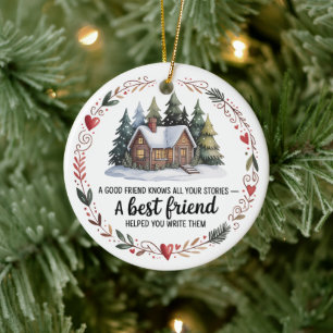 Best Friend Christmas Ornament Holiday