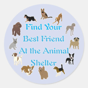 Best Friend Classic Round Sticker