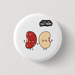 Best Friend Cute Food 3 Cm Round Badge
