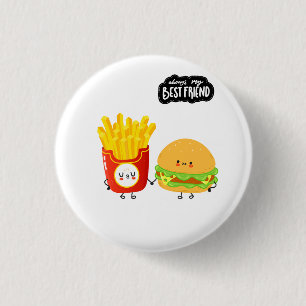 Best Friend Cute Food 3 Cm Round Badge