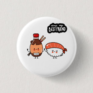 Best Friend Cute Food 3 Cm Round Badge