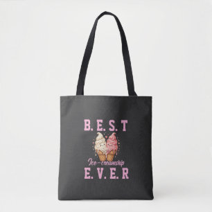 Best Friend Day Shirt: Cute Ice Cream Bestie  Tote Bag