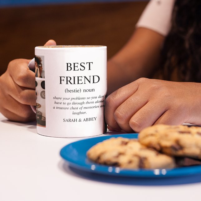 Best Friend Definition Photo Collage Coffee Mug (Creator Uploaded)