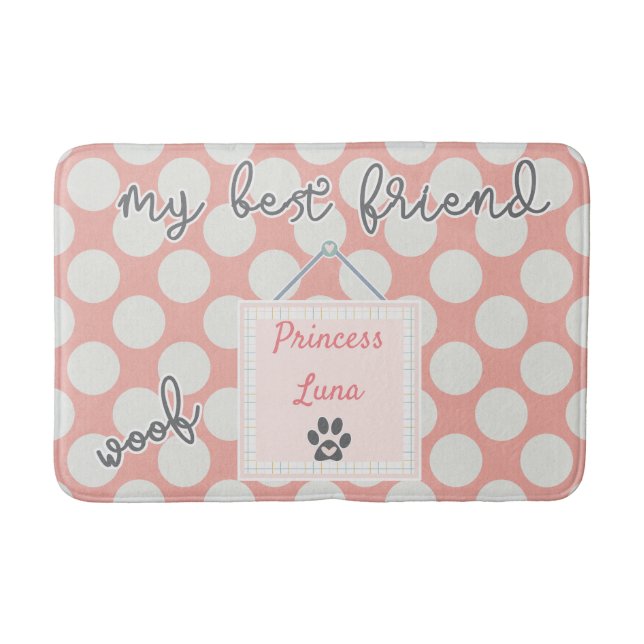 Best Friend Doggy Bath Mat (Front)