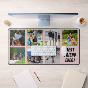Best friend EVER & best moments review pink blush Desk Mat