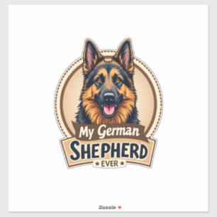 Best Friend Ever My German Shepherd Vintage Dog Lo