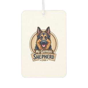 Best Friend Ever My German Shepherd Vintage Dog Lo Car Air Freshener