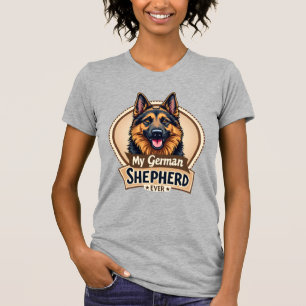 Best Friend Ever My German Shepherd Vintage Dog Lo T-Shirt