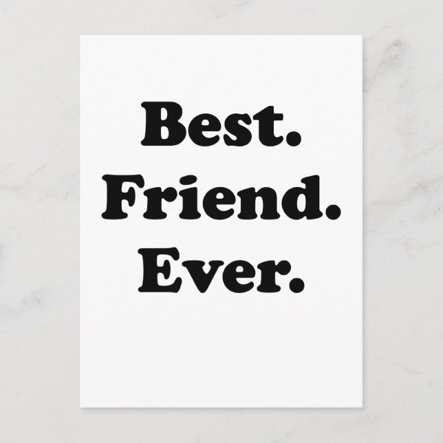 Best Friend Ever Postcard (Front)