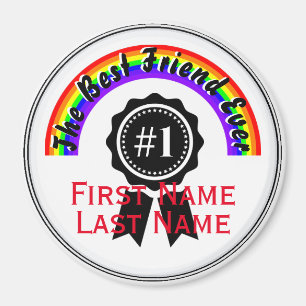 Best Friend Ever Rainbow Magnet HAMbWG