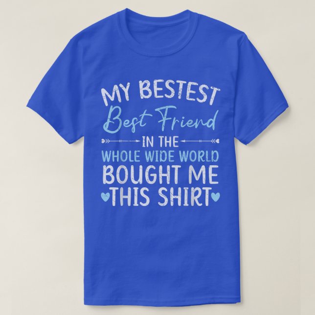 Best Friend Forever Friendship Bestie BFF Squad  T-Shirt (Design Front)
