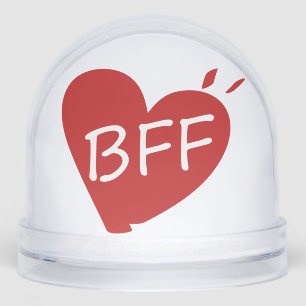 Best Friend Forever Friendship – Heartfelt Friend  Snowglobe