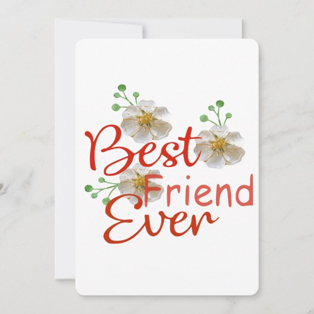 Best friend forever holiday card (Front)