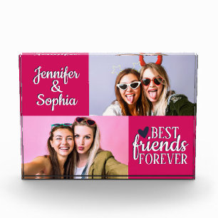 Best Friend forever two pictures template modern Photo Block