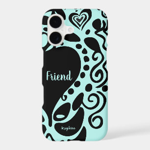 Best Friend   "Friend" Half   Trendy Pattern