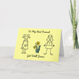 Best Friend Get Well Card
