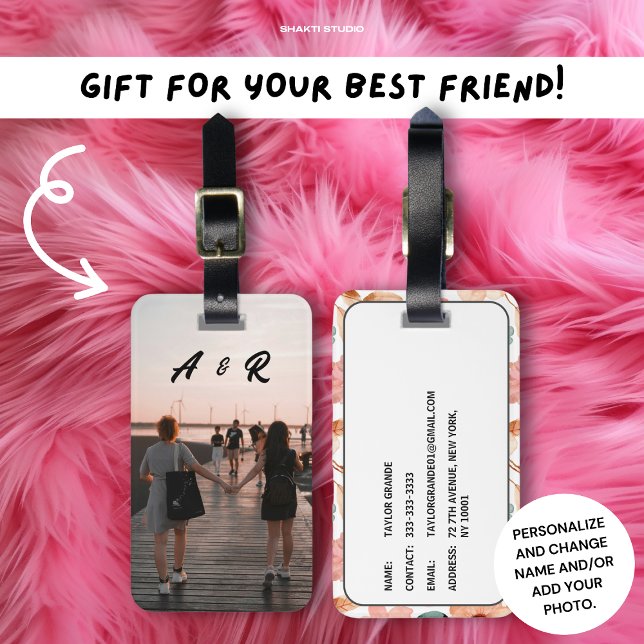 Best Friend Gift Bestie BFF Luggage Tag (Creator Uploaded)