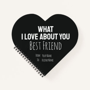 Best Friend Gifts BFF Besties Friendship Cute Cool Notebook