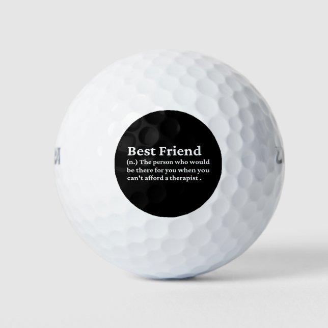 Best Friend Golf Balls (Front)