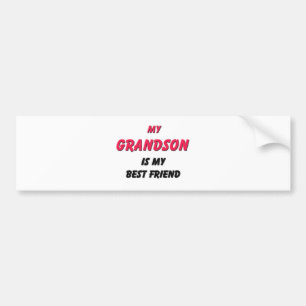 Best Friend Grandson Bumper Sticker