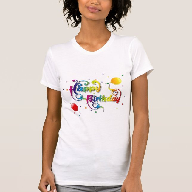 Best friend happy birthday t-shirts design❤🤗 (Front)