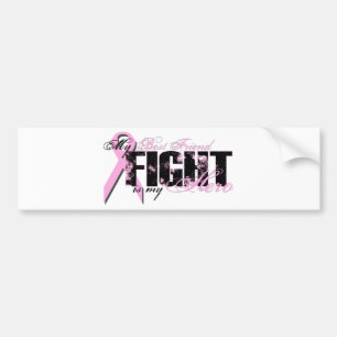 Best Friend Hero - Fight Breast Cancer Bumper Sticker