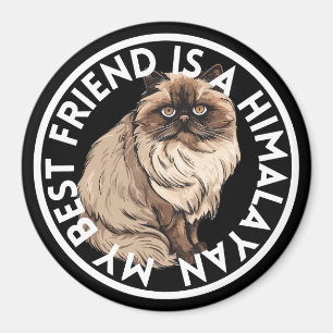 Best Friend Himalayan Cat Magnet