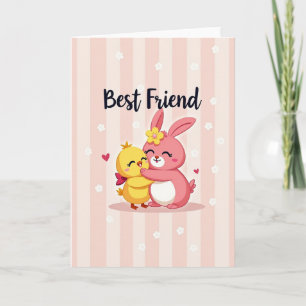 Best Friend Hugs Greeting Card