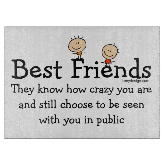 Best Friend Knows Cutting Board (Front)