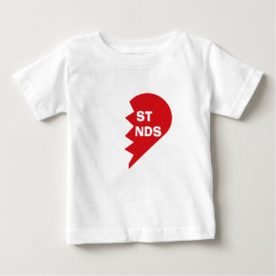 Best friend matching heart set of two baby T-Shirt