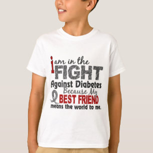 Best Friend Means World To Me Diabetes T-Shirt