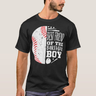 Best Friend of the Birthday Boy Baseball Themed Pa T-Shirt