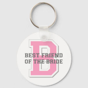 Best Friend of the Bride Cheer Key Ring