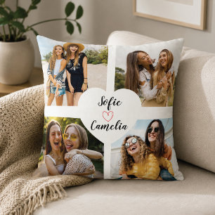 Best Friend photo colage Cushion