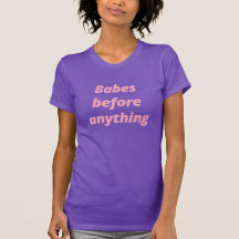 Best Friend Purple & Pink Retro Bold Statement Tee