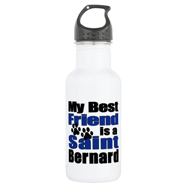 Best Friend Saint Bernard 532 Ml Water Bottle (Front)