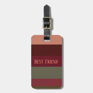 Best Friend Tree Ornament Luggage Tag