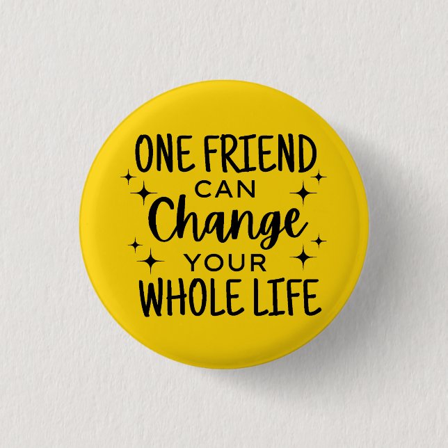 Best Friends 3 Cm Round Badge (Front)
