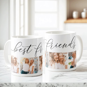 Best Friends 4 Photo Collage Coffee Mug