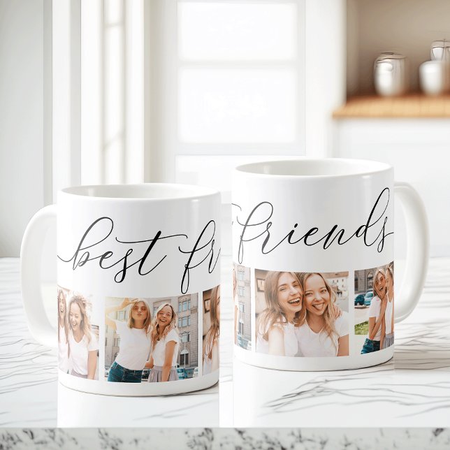 Best Friends 4 Photo Collage Coffee Mug (Creator Uploaded)