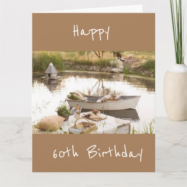 BEST FRIEND'S *60th* BIRTHDAY CARD (Front)