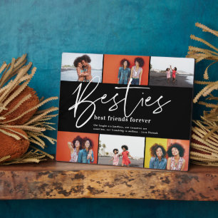 Best Friends   6 Photo Collage Gift Plaque