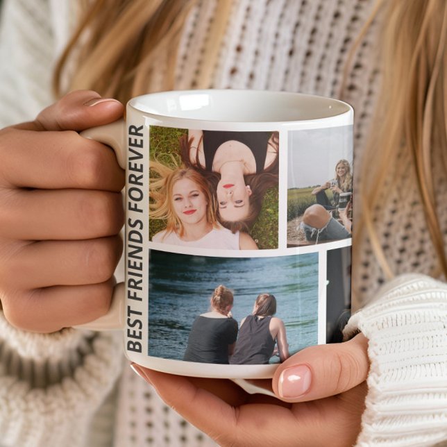 Best Friends 7 Photo Collage Coffee Mug (Creator Uploaded)