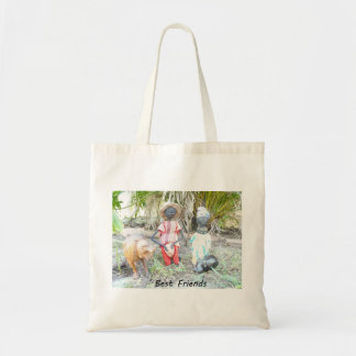 Best Friends African Dolls Jungle setting Tote Bag