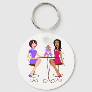 Best Friends and Cupcakes! Key Ring