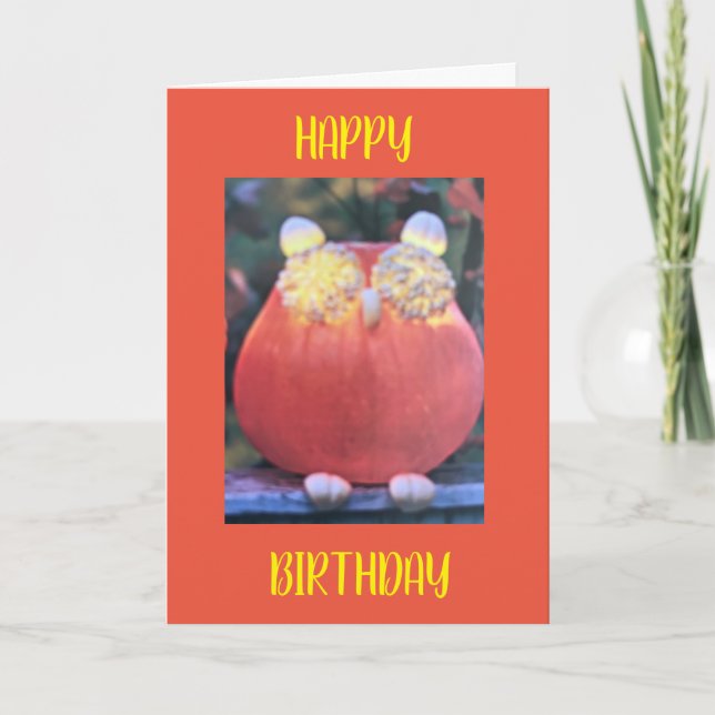 ***BEST FRIEND'S AUTUMN BIRTHDAY**** CARD (Front)