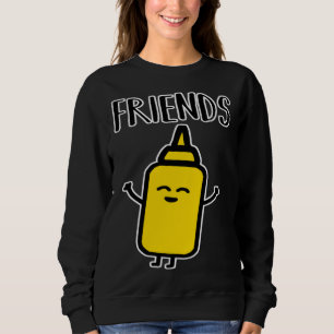 Best Friends  Best Friends Mayo Mustard Partner Lo Sweatshirt
