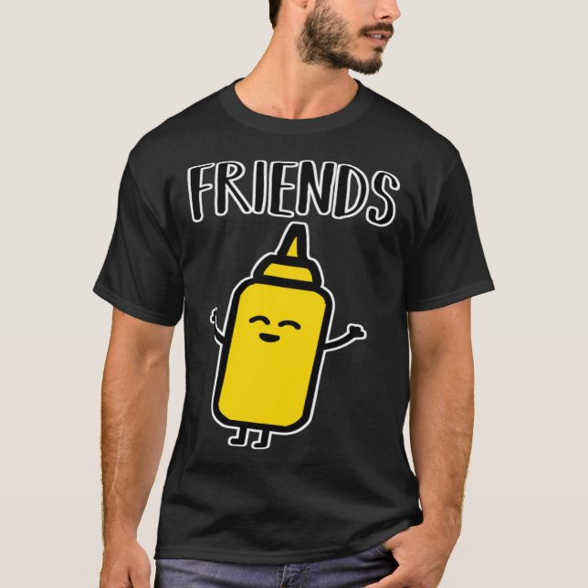 Best Friends  Best Friends Mayo Mustard Partner Lo T-Shirt (Front)